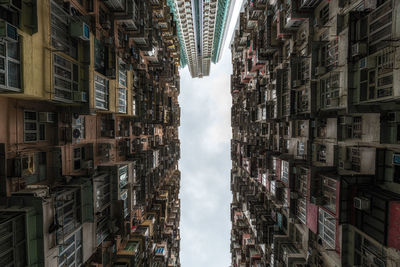 High angle view of buildings in store
