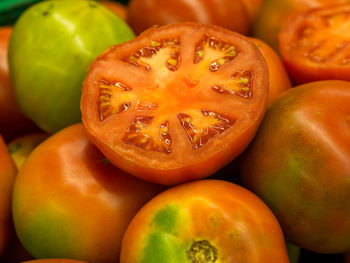 Full frame shot of oranges