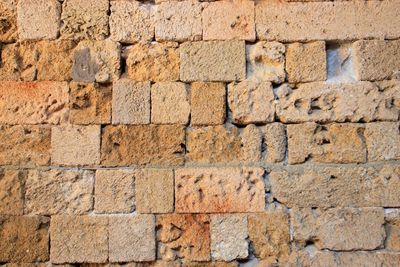 Full frame shot of brick wall