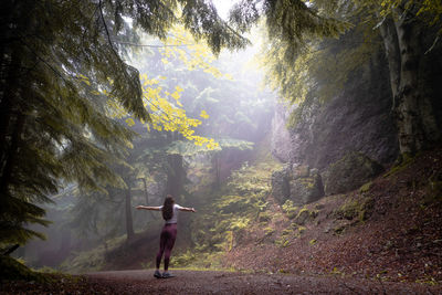 Magical ray of light in the scottish highlands