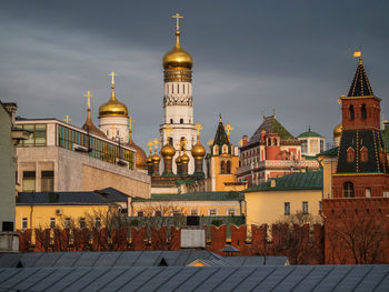 View of cathedral against sky in city
