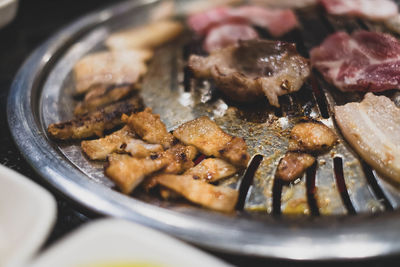 Close-up of food in plate