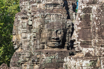 View of buddha statue