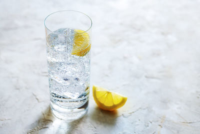 Close-up of drink on table