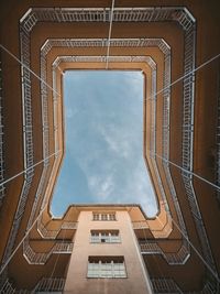 Low angle view of building against sky