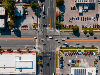 Aerial panoramic view of the salt lake city skyline utah