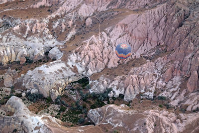 Rock formations on landscape