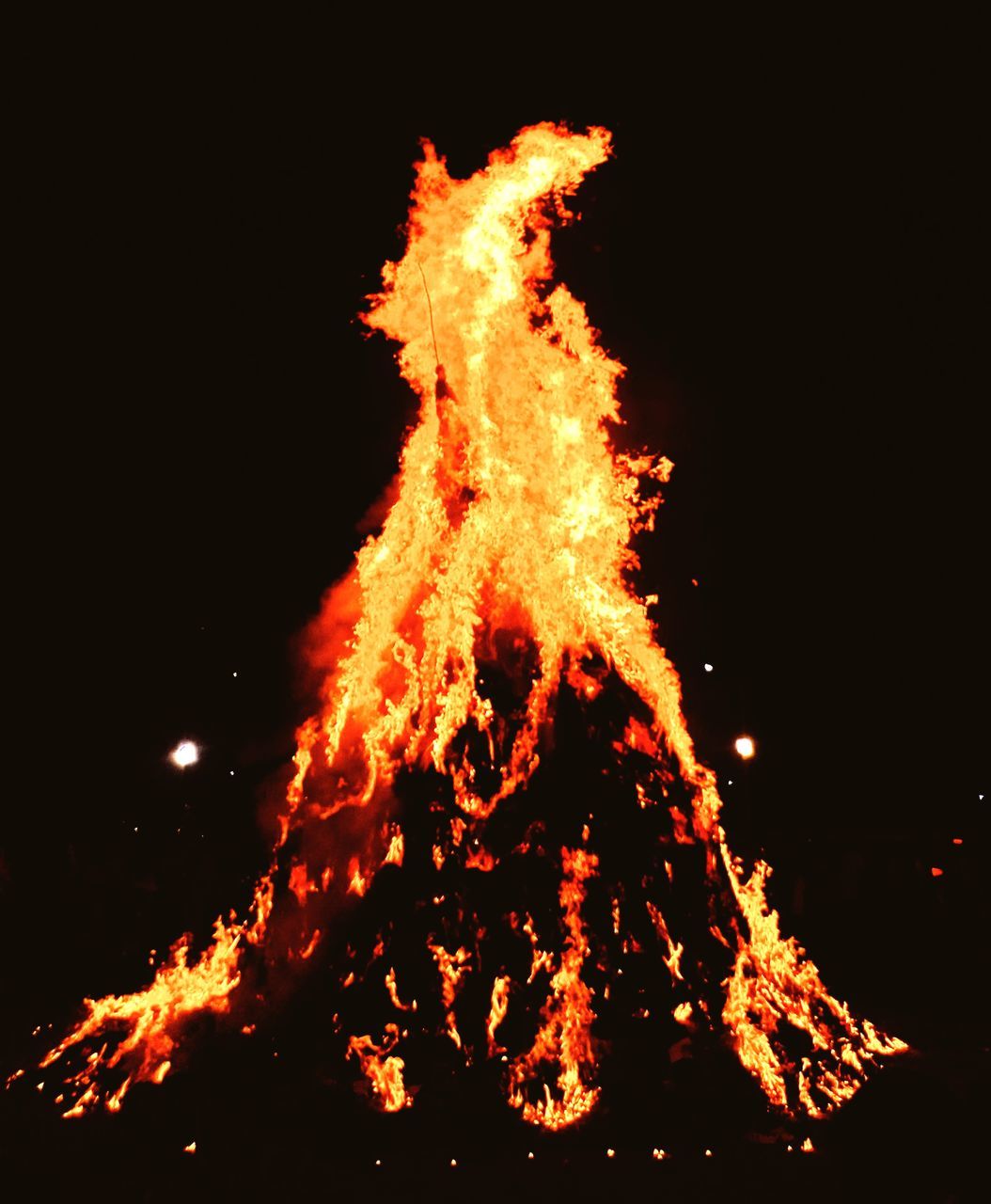 bonfire, night, burning, flame, no people, heat, fire, motion, font, orange color, nature, glowing, black background