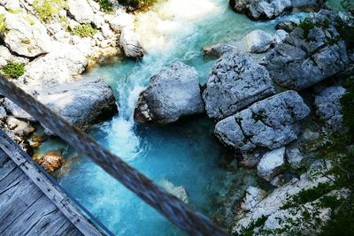 Rocks in water