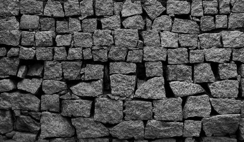 Full frame shot of cobblestone street