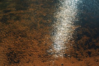 Close-up of rippled water