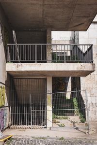 Interior of abandoned building