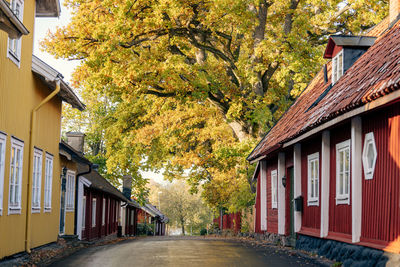 Sigtuna architecture in the autumn