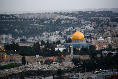 A view of the al-aqsa mosque in jerusalem