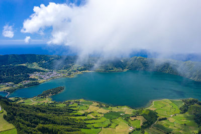 Scenic view of landscape against sky