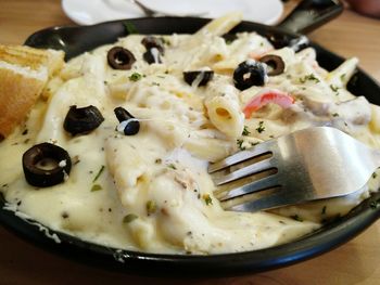 Close-up of food in plate