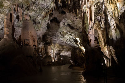 Low angle view of cave