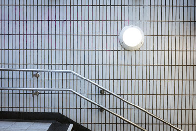 Low angle view of spiral staircase