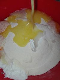 Close-up of ice cream in bowl