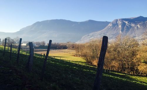 Scenic view of landscape against sky