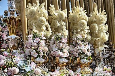 Close-up of flowers for sale