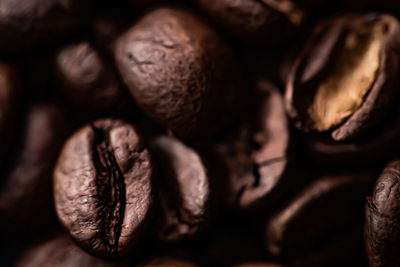 Close-up of coffee beans