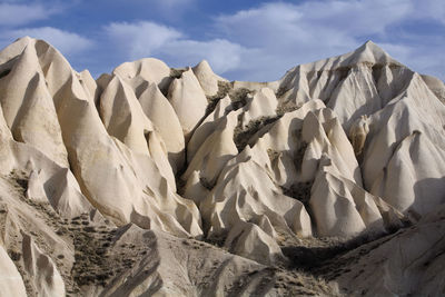 Panoramic view of desert against sky