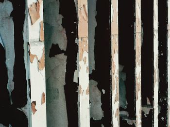 Full frame shot of old weathered wall