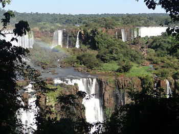 View of waterfall