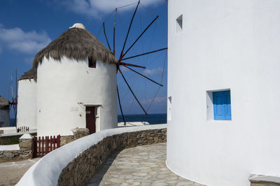 White building against sky