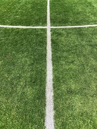 Full frame shot of soccer field