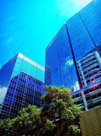 Low angle view of modern building