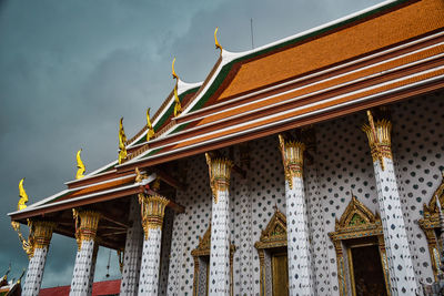 Ordination hall at temple of dawn at wat arun buddhist temple