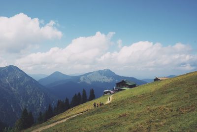 Panoramic view of landscape against sky