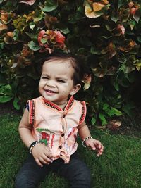 Portrait of a smiling girl