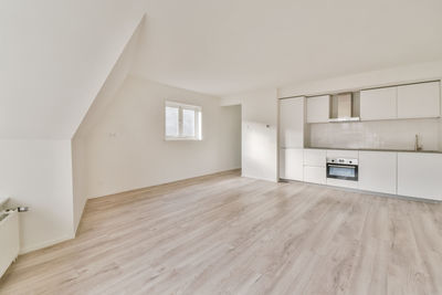 Interior of modern empty house