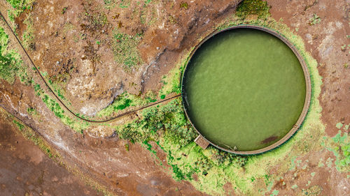 Aerial view of well