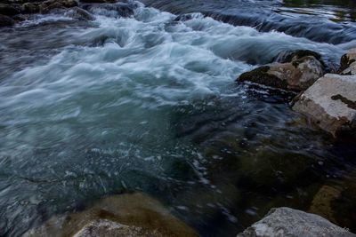 Scenic view of sea waves