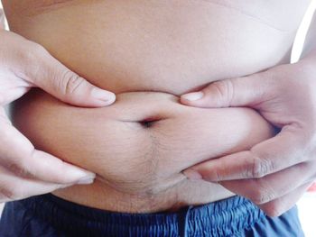 Close-up of baby hands