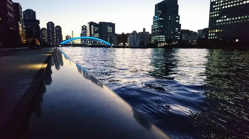 View of city at waterfront