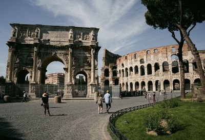 View of historical building