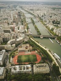 Aerial view of city