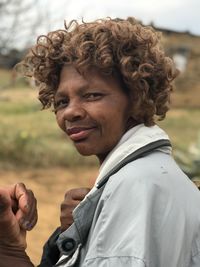 Portrait of man smiling