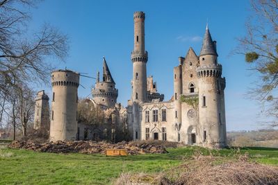 Low angle view of old building