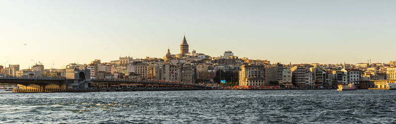 View of city at waterfront