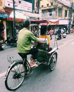 Urban scene from vietnam
