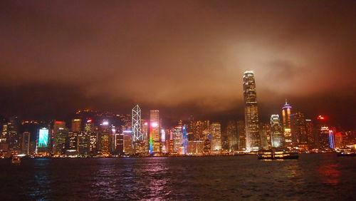 A symphony of light - victoria harbour night view 