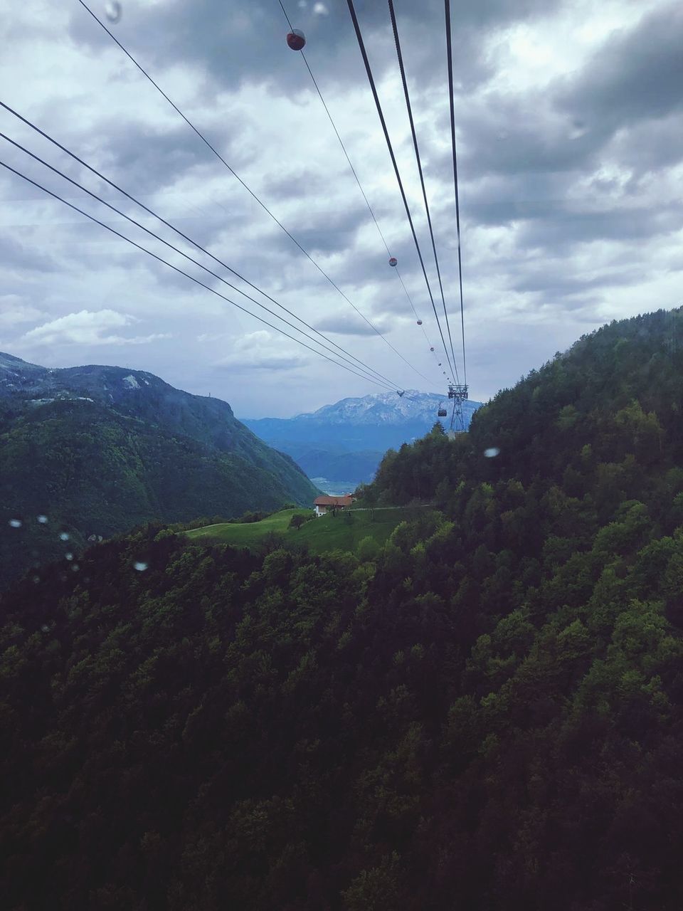 cloud - sky, sky, cable, electricity, power line, plant, tree, beauty in nature, nature, mountain, tranquil scene, no people, environment, scenics - nature, landscape, tranquility, day, connection, outdoors, technology, power supply