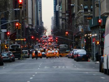 City street at night