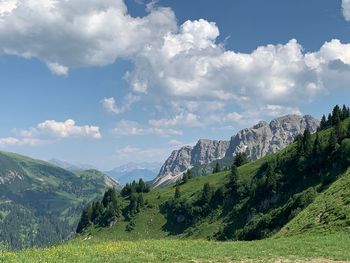 Scenic view of landscape against sky